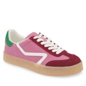 Steve Madden Reformer Sneaker In Pink Multi. Sz: 7.5
